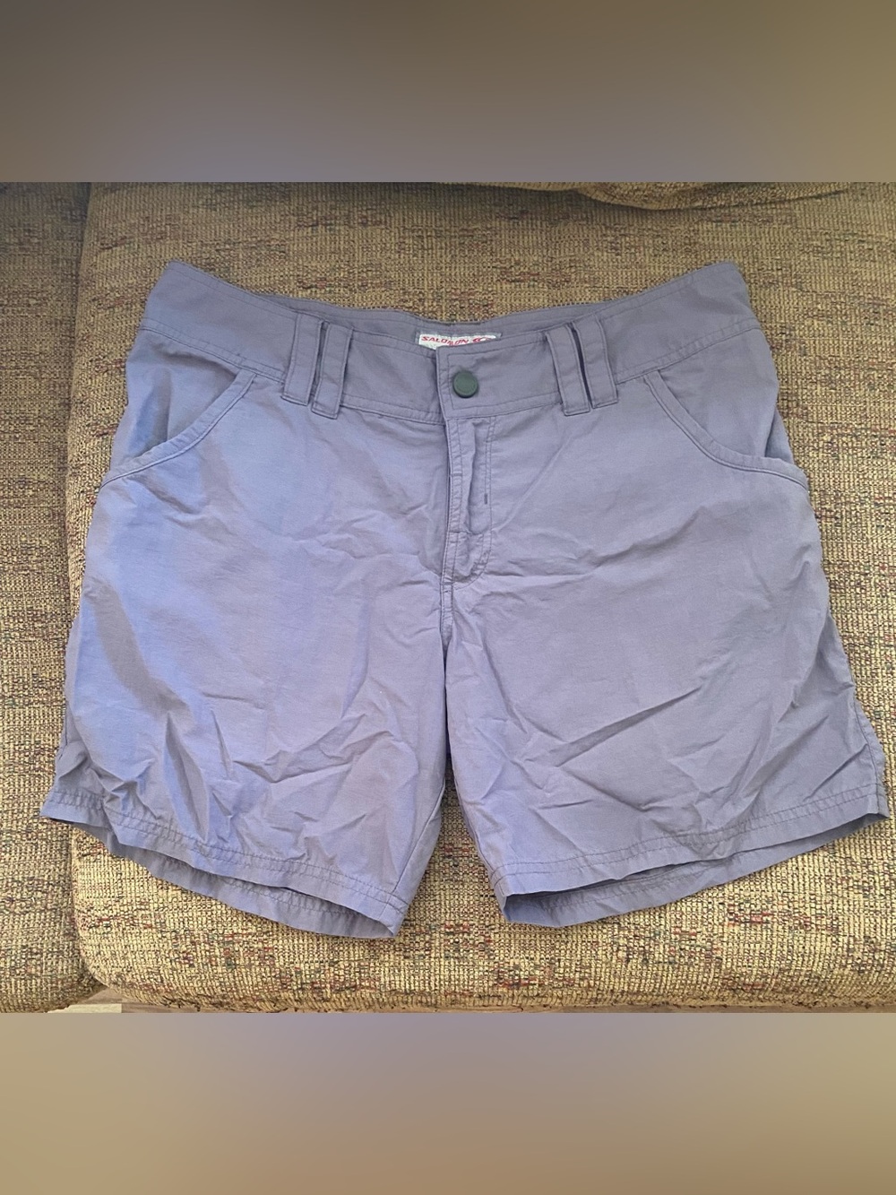 Women’s Salomon ACTI-LITE Purple Hiking Shorts, Size 8